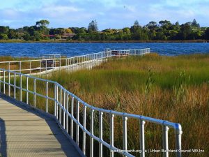 Lake Richmond throbolite boardwalk.