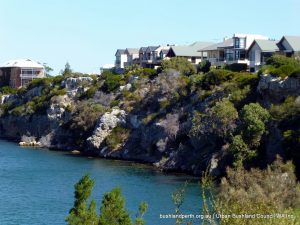 Cliff bushland at Minim Cove.