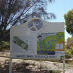 Garvey Park signage.