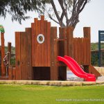 Iluka Foreshore Park playground facilities.