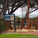 Iluka Foreshore Park playground facilities.